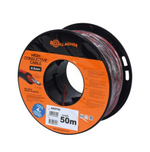Matarledning XL Röd 2,5mm 50m