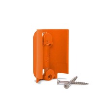 Orange monteringsf�ste f�r Goodnature A24 r�ttf�lla, med tv� medf�ljande skruvar