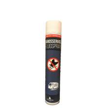 Bl� sprayburk G�rdsservice flugspray med vit kork och symbol mot flugor