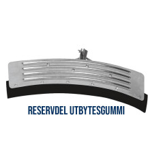 Reservdel utbytesgummi till halvrund galvaniserad g�dselskrapa f�r lantbruk och stallreng�ring.