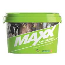 Gr�n mineralhink MAXX Calf Health fr�n Rumenco, fodertillskott f�r kalvar med st�d f�r kalvh�lsa och utveckling