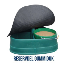 Reservdel gummiduk till BasisFeeder, svart gummiduk f�r att t�cka och skydda fodret i rund foderautomat