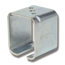 Svetskonsol i f�rzinkat st�l f�r montering av skena i Henderson system 301.