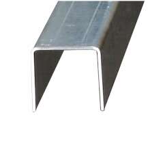 Henderson styrskena U40 2500 mm 40x40x2,0 mm i f�rzinkat st�l f�r montering under skjutport