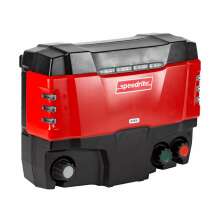 Elst�ngselaggregat Speedrite A15Xi med LED-indikatorer och anslutningar f�r st�ngsel och jord